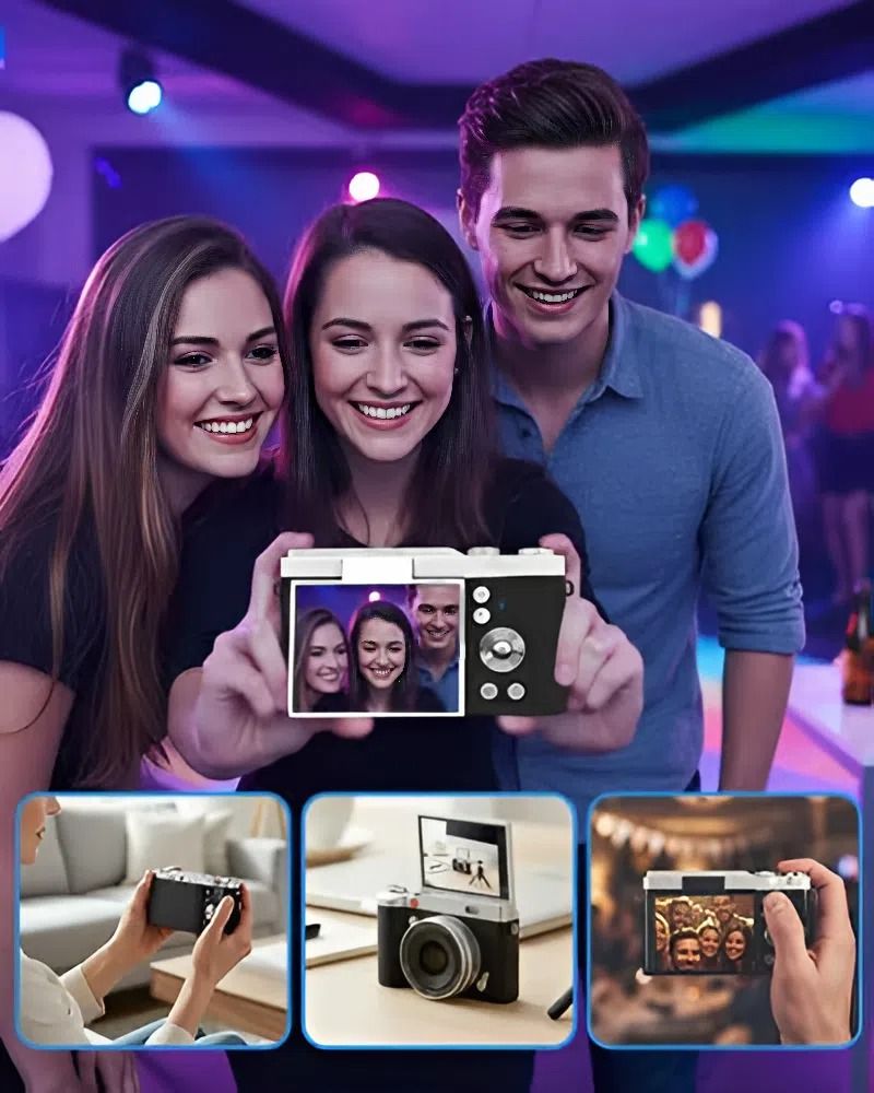 Digital Camera 4K for Photography and Video